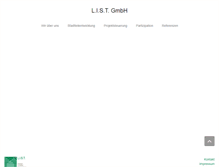 Tablet Screenshot of list-gmbh.de